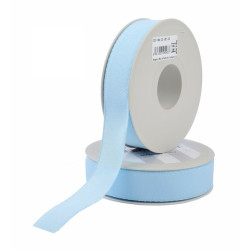 Fettuccia nastro 25 metri 100% cotone AZZURRO