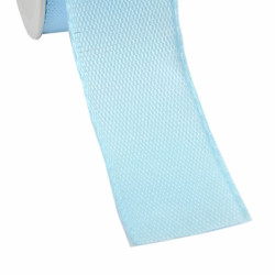 Fettuccia nastro 25 metri 100% cotone AZZURRO