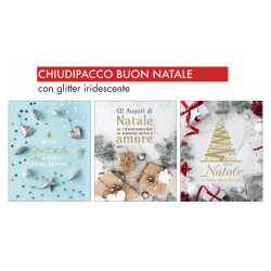 Bigliettini chiudipacco natale 3pz