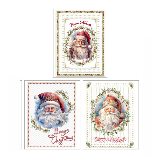 Bigliettini chiudipacco natale 3pz