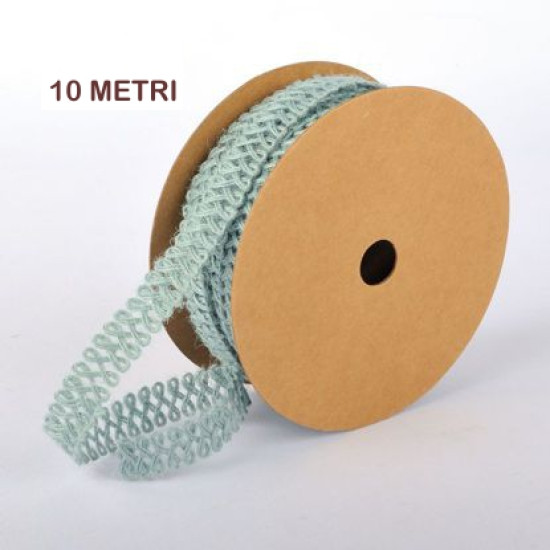 Nastro fettuccia 10 metri AZZURRO