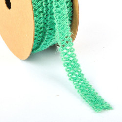 Nastro fettuccia 10 metri VERDE SMERALDO Nastro fettuccia 10 metri VERDE SMERALDO