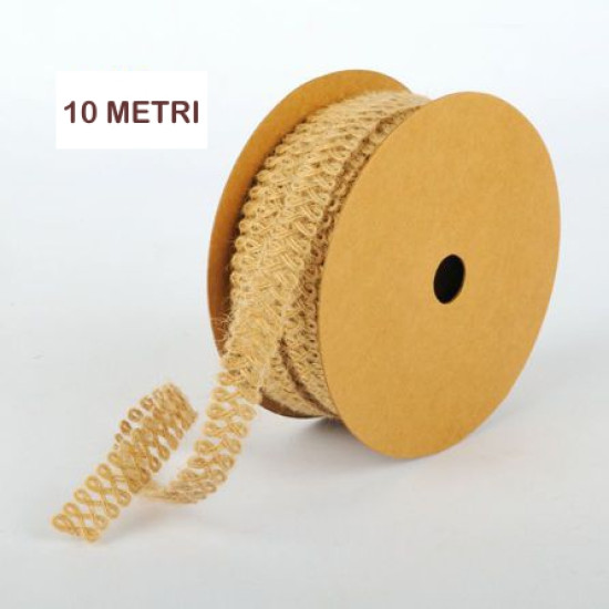 Nastro fettuccia 10 metri BEIGE