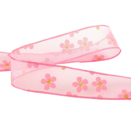 Nastro organza ROSA 10 metri