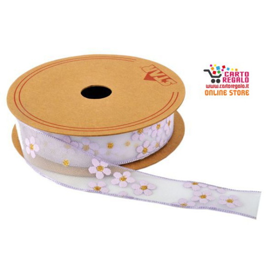 Nastro organza LILLA 10 metri