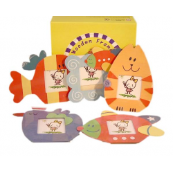 Stock 24 cornicetta in legno sagomata