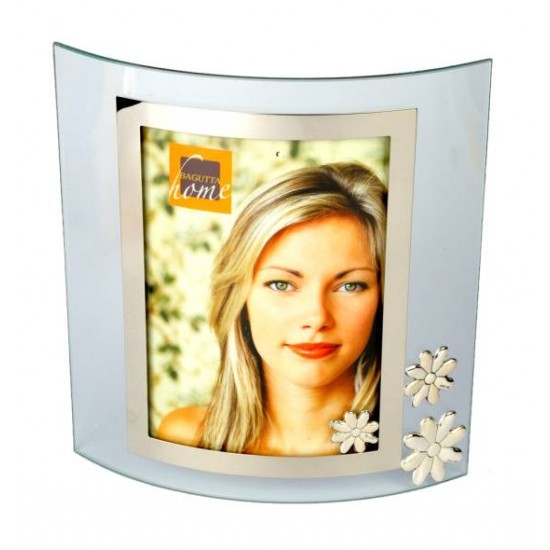 Cornice vetro e argento 9x13