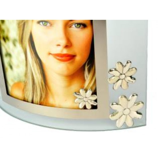Cornice vetro e argento 9x13