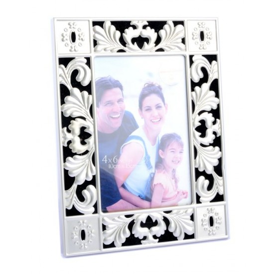 Cornice portafoto 10x15 metallo lavorato