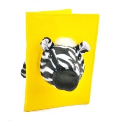 Cornice safari doppia tessuto e pelouches 13x18 zebra Cornice safari doppia tessuto e pelouches 13x18 zebra