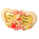 Cornice 2 foto 7x6 ORSETTI CON CUORE 