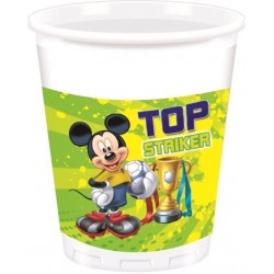 Bicchieri carta TOPOLINO GOAL 200ml 8pz
