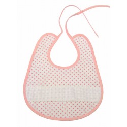 Bavaglia in spugna con inserto da ricamare