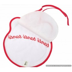 Bavaglia in cotone ricamabile