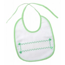 Bavaglia in cotone ricamabile