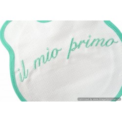 Bavaglia in cotone ricamabile Bavaglia in cotone ricamabile