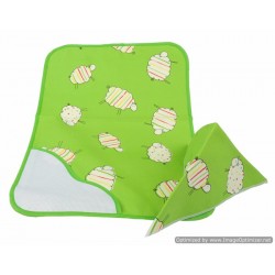 Set americano con inserto PECORELLA verde