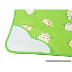 Set americano con inserto PECORELLA verde