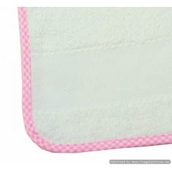 Bavaglia in spugna con inserto da ricamare