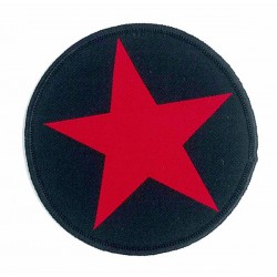 Toppa patch decorativa RED STAR Toppa patch decorativa RED STAR