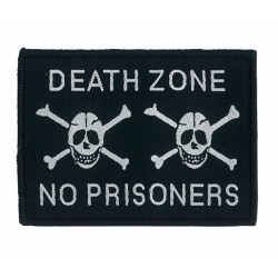 Toppa patch decorativa DEATH ZONE NO PRISONERS Toppa patch decorativa DEATH ZONE NO PRISONERS