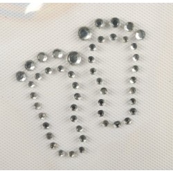 Decorazione adesiva brillantini per tessuti Decorazione adesiva brillantini per tessuti