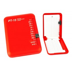 Rubrica telefonica a tasti ROSSA