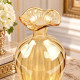 Bottiglia Decorativa in Cristallo Bronzato Made in Italy – 22 cm Bottiglia Decorativa in Cristallo Bronzato Made in Italy – 22 cm