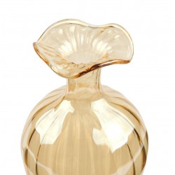 Bottiglia cristallo artigianale Made in Italy 22 cm Bottiglia cristallo artigianale Made in Italy 22 cm