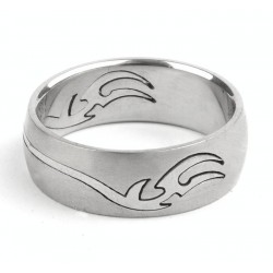 Anello FLAMES acciaio chirurgico 16mm