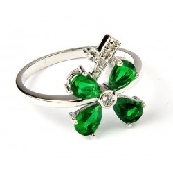 Anello GREEN FLOWER bigiotteria