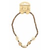 Collana in legno e conchiglia