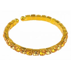 Bracciale flessibile con strass
