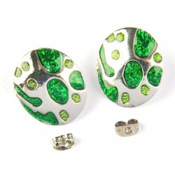 Orecchini ovali VERDE SMERALDO Orecchini ovali VERDE SMERALDO