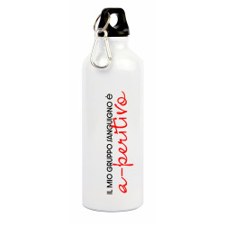 Borraccia decorata alluminio 500ml 