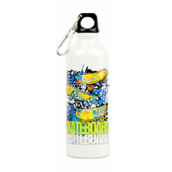 Borraccia decorata alluminio 500ml 