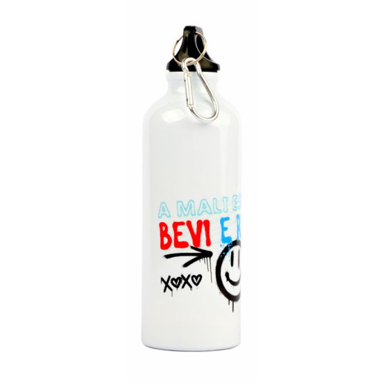 Borraccia decorata alluminio 500ml 