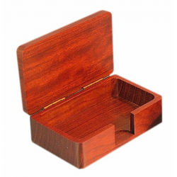 Porta biglietti da visita in legno