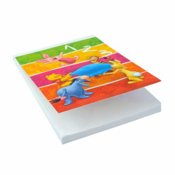 Block notes 75x105mm Winnie the Pooh 123