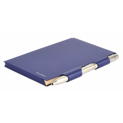 Porta notes tascabile alluminio BLU