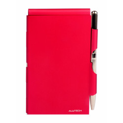 Porta notes tascabile alluminio ROSSO