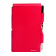 Porta notes tascabile alluminio ROSSO