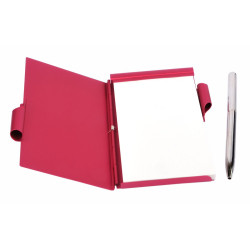 Porta notes tascabile alluminio ROSSO