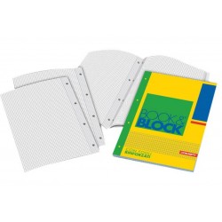 Blocco collato con fori A4 1 rigo