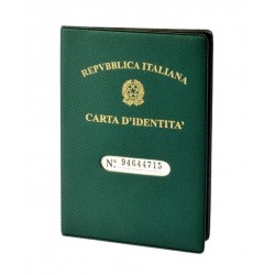 Custodia carta identità verde scuro