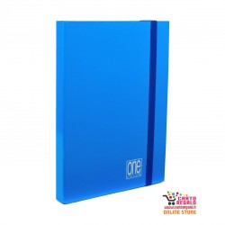 Cartellina con elastico spessore cm 3 AZZURRO