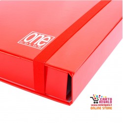 Cartellina con elastico spessore cm 5 ROSSO Cartellina con elastico spessore cm 5 ROSSO