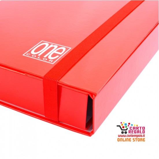 Cartellina con elastico spessore cm 7 ROSSO