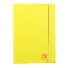 Cartellina con elastico GIALLO FLUO dorso 12mm