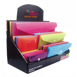 Busta PPL con bottone A4  Busta PPL con bottone A4